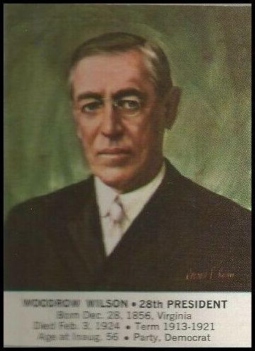 28 Woodrow Wilson